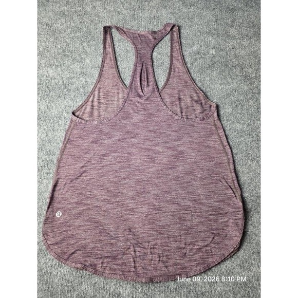 lululemon athletica Tops - Lululemon Womens Space Purple Racerback Tank Top Lightweight Stretch 8-estimated
